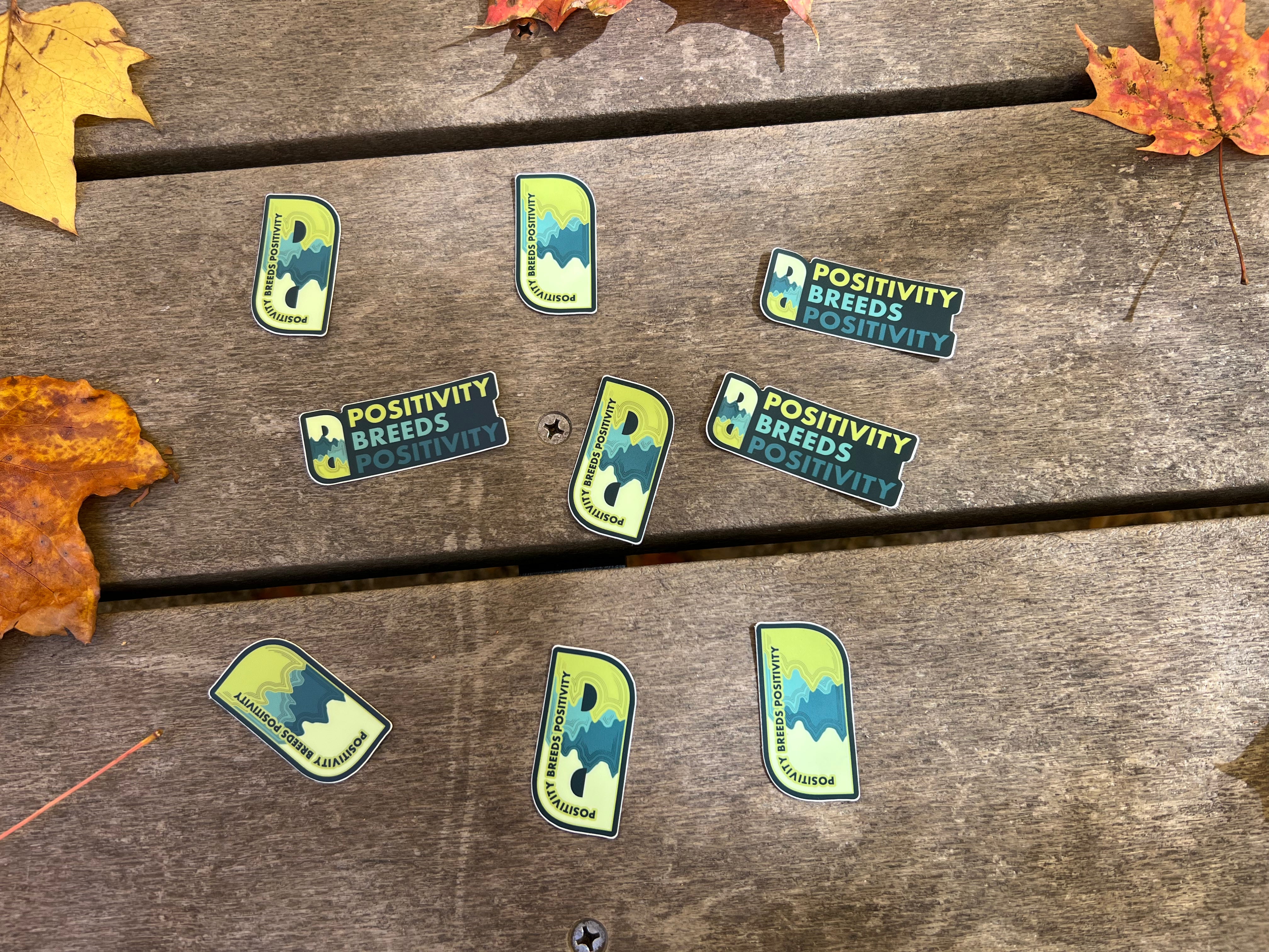 Pb Stickers PBP Logo Stickers – Positivity Breeds Positivity