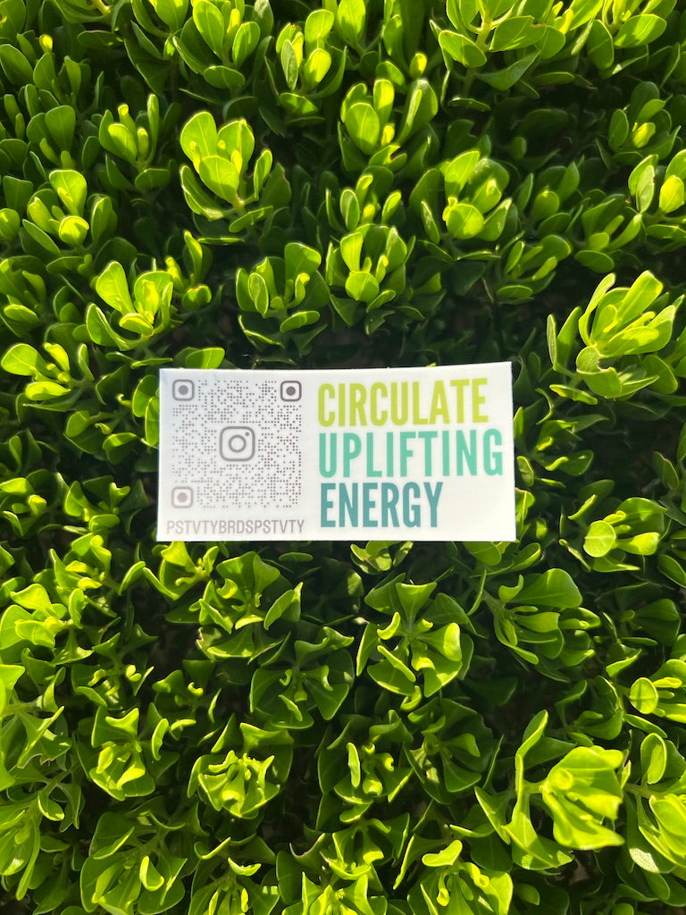 Circulate Uplifting Energy Sticker